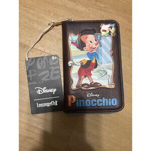 Loungfly Disney Pinocchio Book Zip Around Wallet